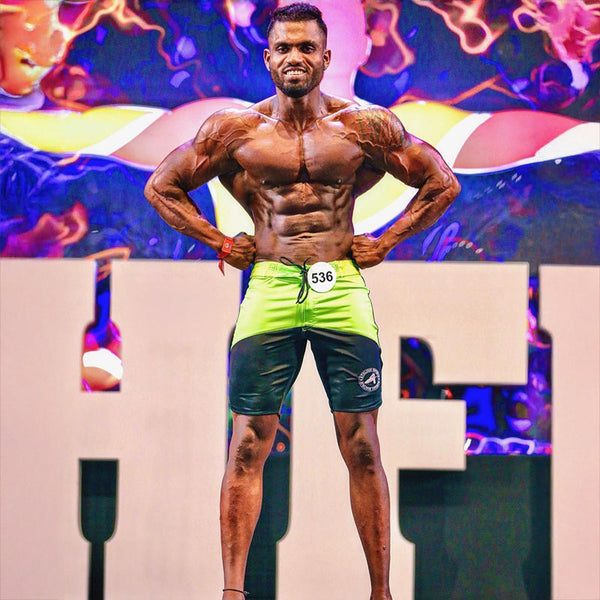D V Green Men's Physique Shorts
