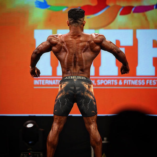 Yellow Thunder Men's Physique Shorts