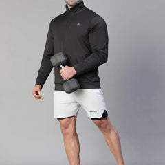 Basic Zipper Jacket Black
