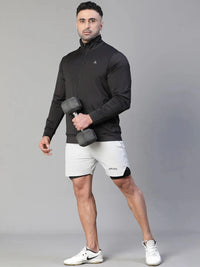 Basic Zipper Jacket Black Athlisis Sports
