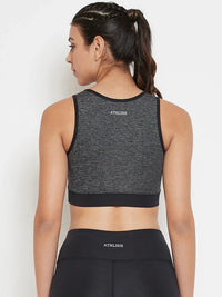 ContourFlex Sports Bra Gray Athlisis Sports
