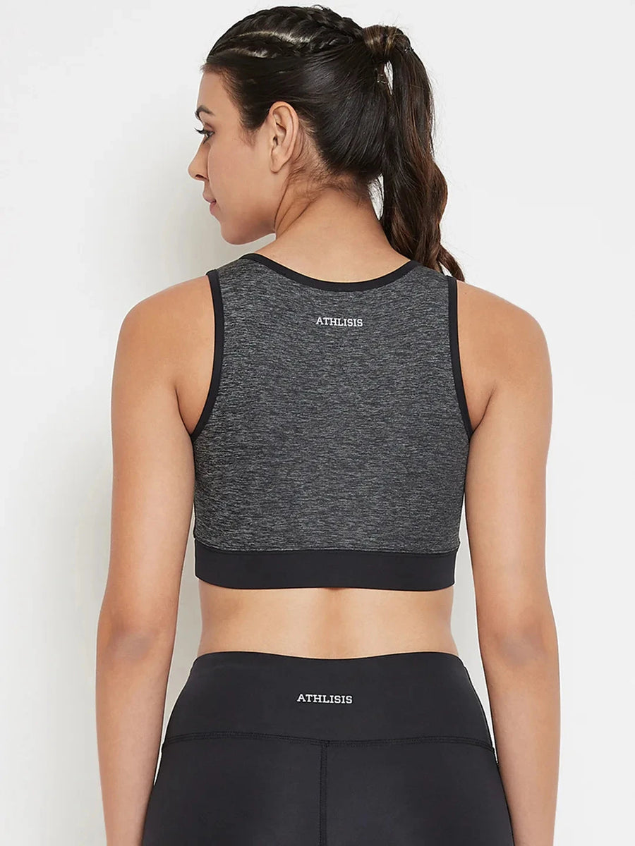ContourFlex Sports Bra Gray Athlisis Sports
