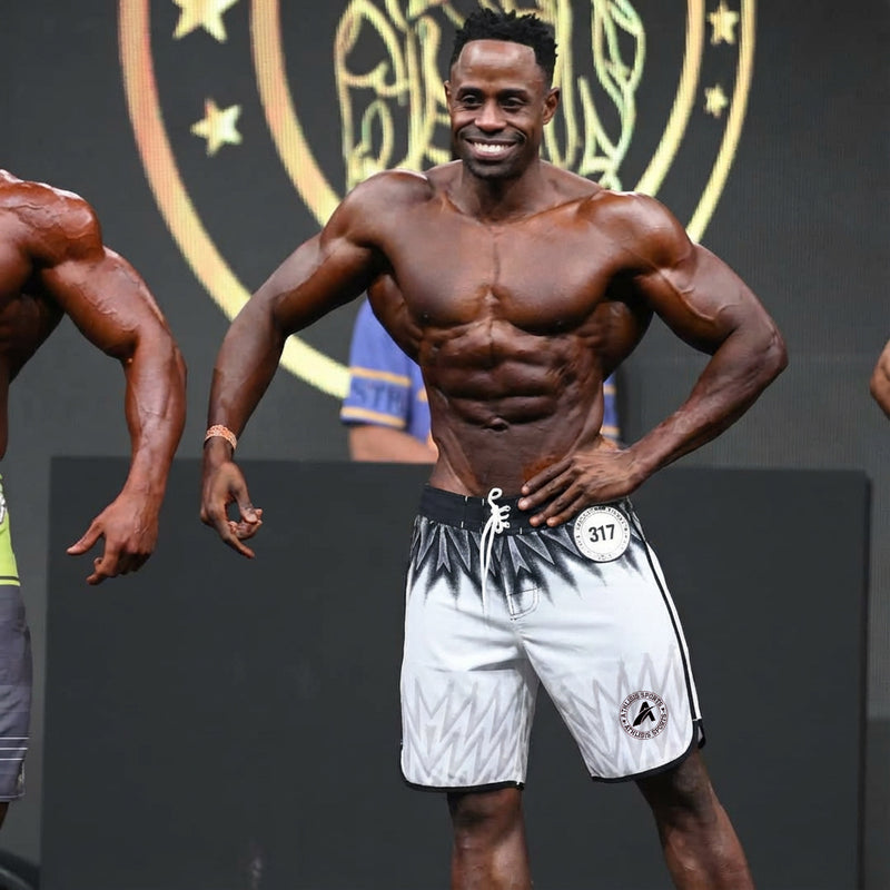 BLK Thunder Elite Men's physique Shorts