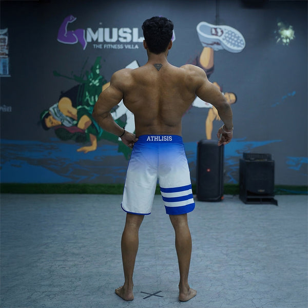 Ice Blue Elite Men's physique Shorts