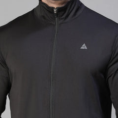Basic Zipper Jacket Black