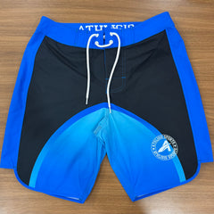 Blue Black Bubble Elite Men's physique Shorts