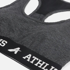 Typography Non-Wired Lightly Padded Workout Bra Athlisis Sports