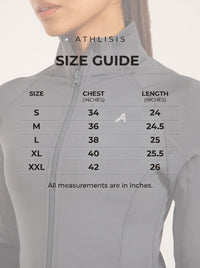 Midriff Crop Jacket Grey