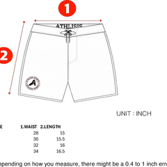 Dual-Tone Graduated Men's Physique Shorts