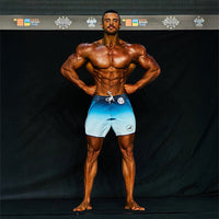 Charret blue Men's Physique Shorts Athlisis Sports