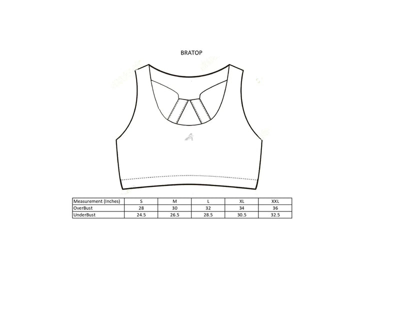 Non-Wired Removable Padding Sports Bra Athlisis Sports