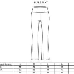 Active Sculpt Flare Pant Maroon