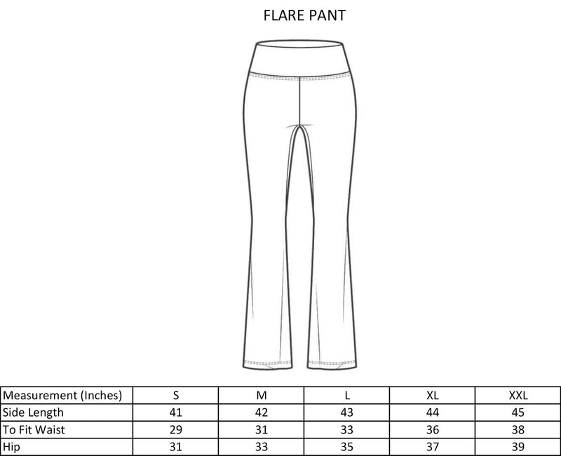 Active Sculpt Flare Pant Maroon
