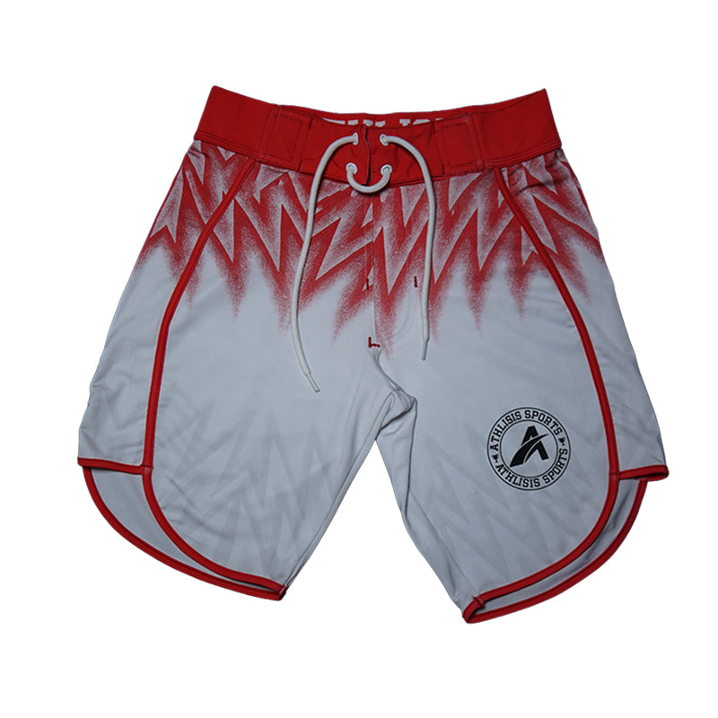 Red Lightning Thunder Men's Physique Shorts