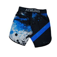 Blue Splash Down Men's Physique Shorts
