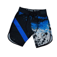 Blue Splash Down Men's Physique Shorts