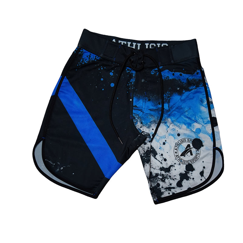 Blue Splash Down Men's Physique Shorts