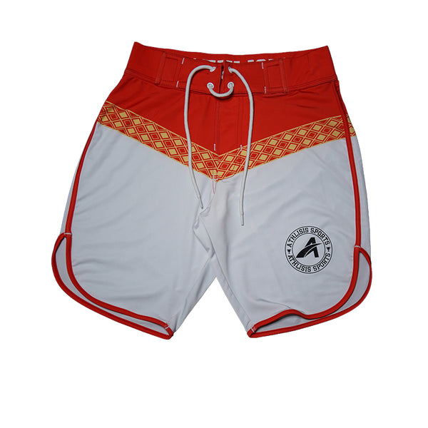 Red AZTEC Men's Physique Shorts
