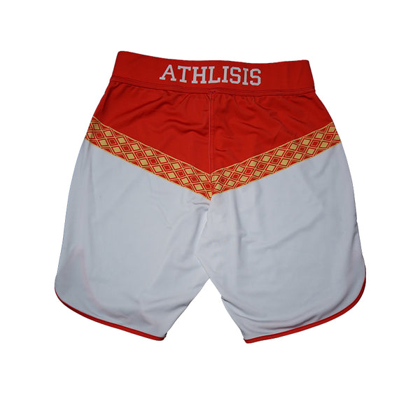 Red AZTEC Men's Physique Shorts