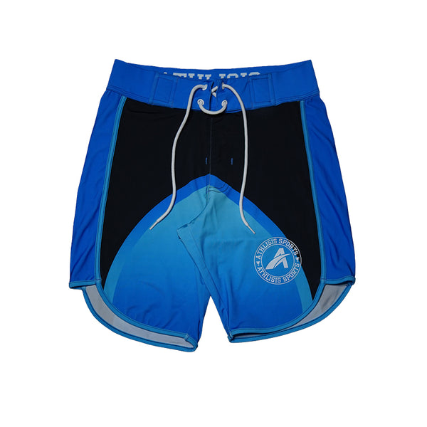 Blue Black Bubble Men's Physique Shorts