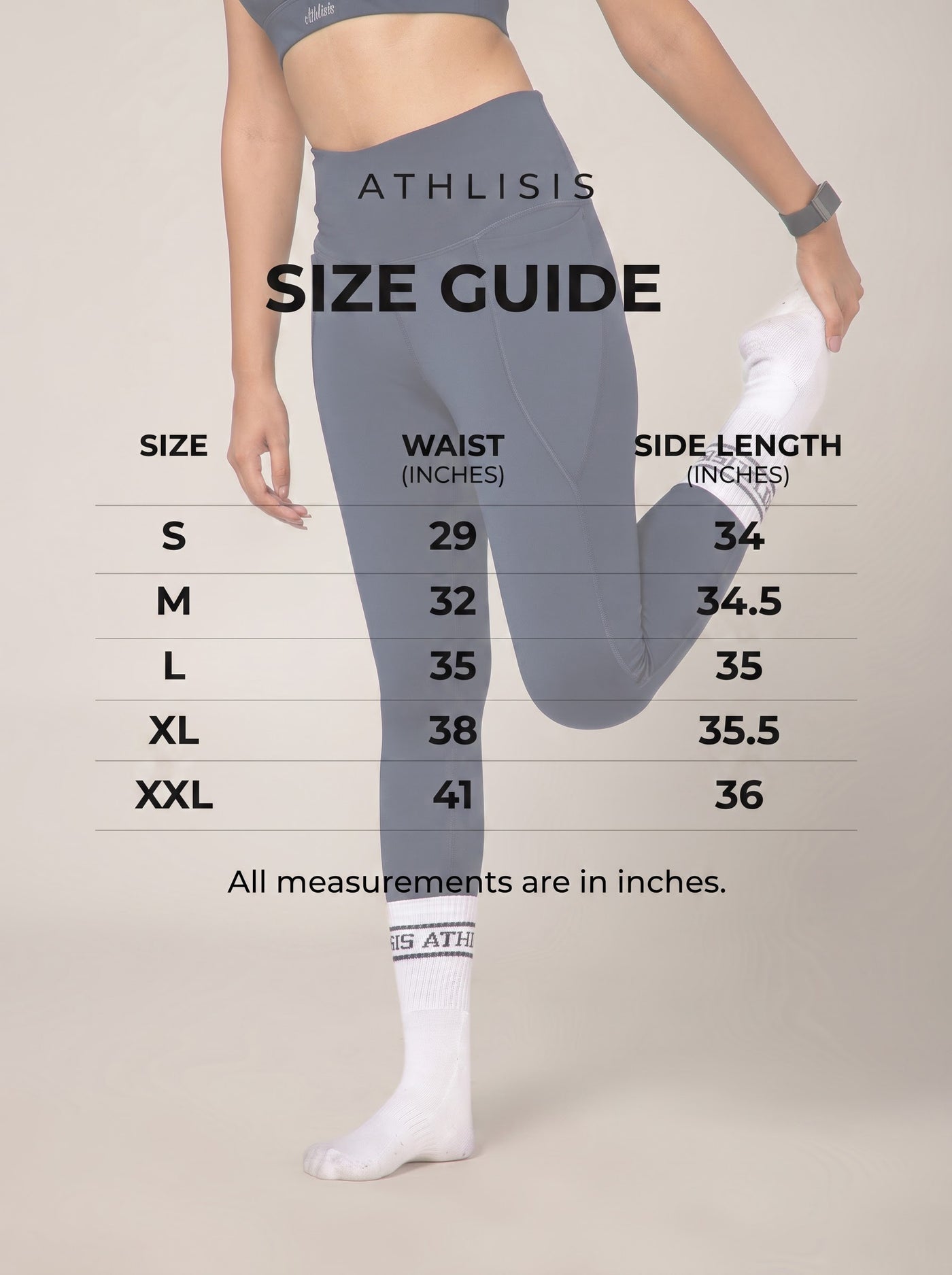 Streamline Panel Legging Gray