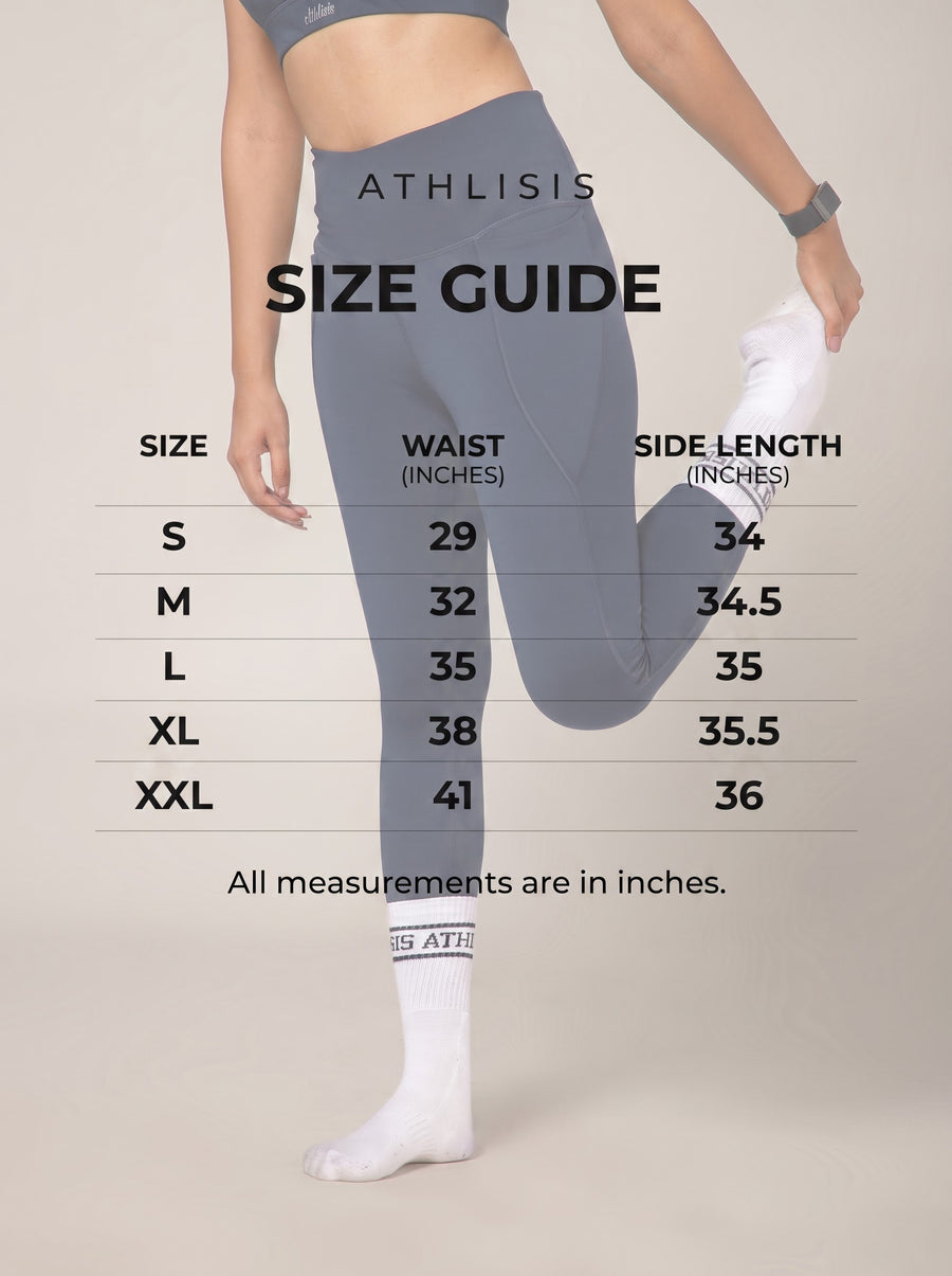Streamline Panel Legging Gray